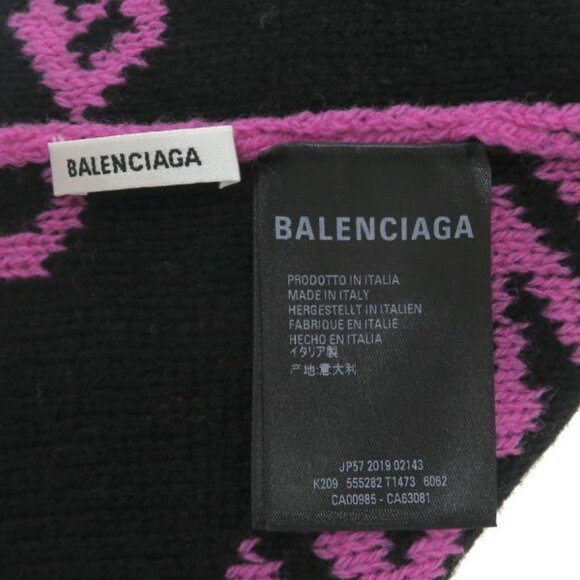 Balenciaga Knit Cap Nylon Wool